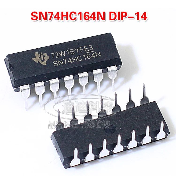 New original SN74HC164N DIP-14 eight bit serial / parallel output shift register