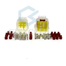2 Sets 9 Pin Female Male Waterproof Electric Wire Socket AC Assembly Automotive Plug For Car
