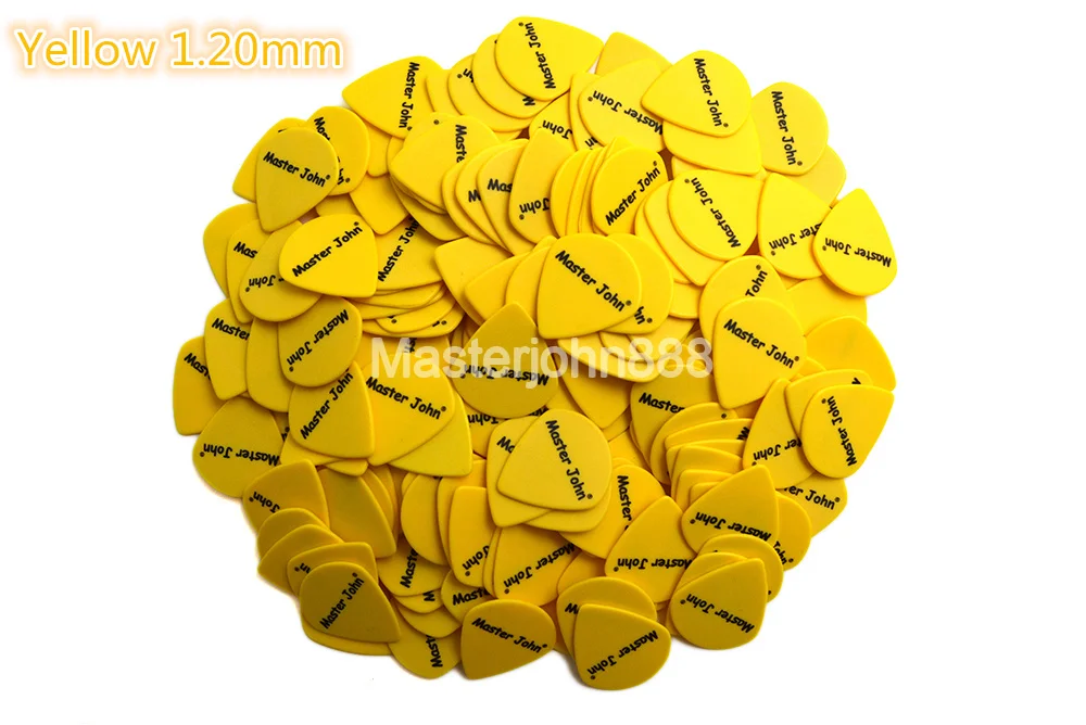 Lots of 100pcs Master John Colorful POM Delrin Jazz Shape Speed Picks Electric/Acoustic Guitar Picks 3 Thickness Assorted