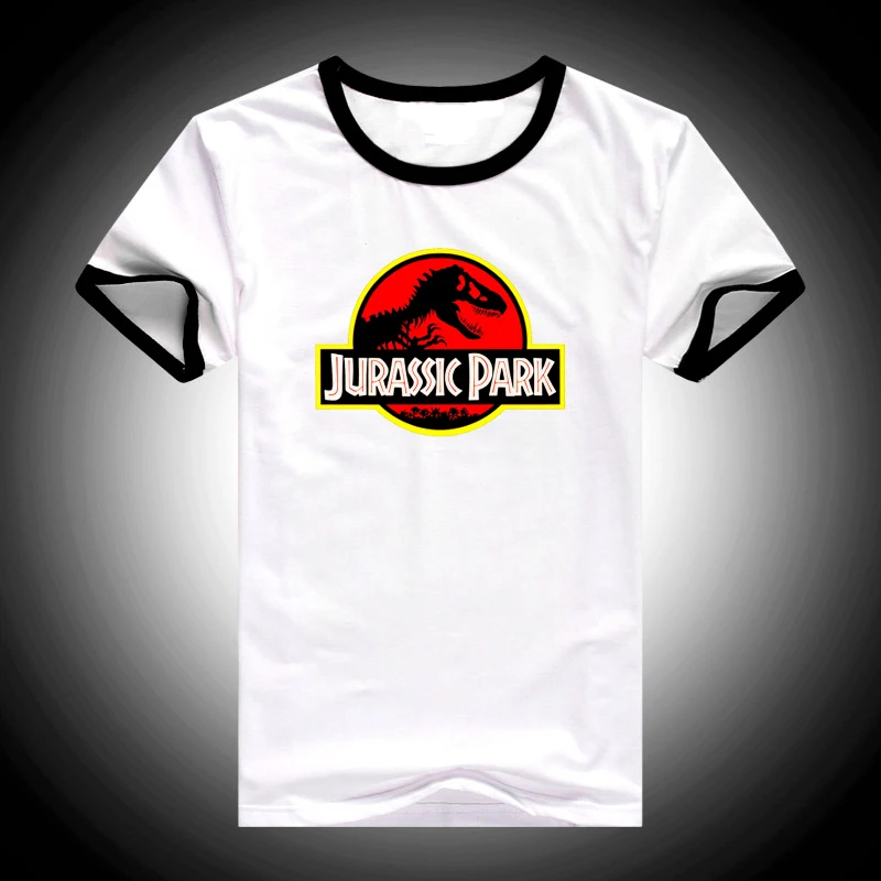 

Hot sale JURASSIC PARK 3D Print T Shirt women Funny Harajuku female t-shirt Hipster cool tshirt female White Short Sleeve Tops