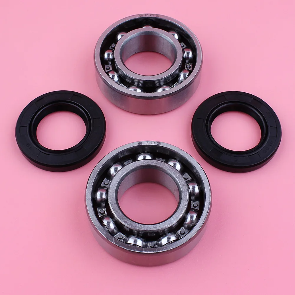 Crank Bearing (6205) Oil Seal Set For Honda GX160 GX200 5.5HP 6.5HP GX 160 200 Small Engine Spare Part