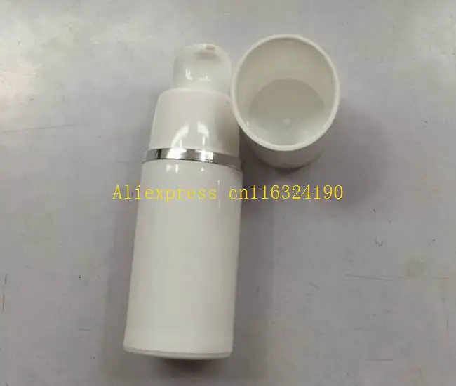 500 cái/lốc vận chuyển Nhanh Mới Nhất 15 ml không có không khí trắng bơm hút chân không chai lotion Container trường hợp đối với du lịch