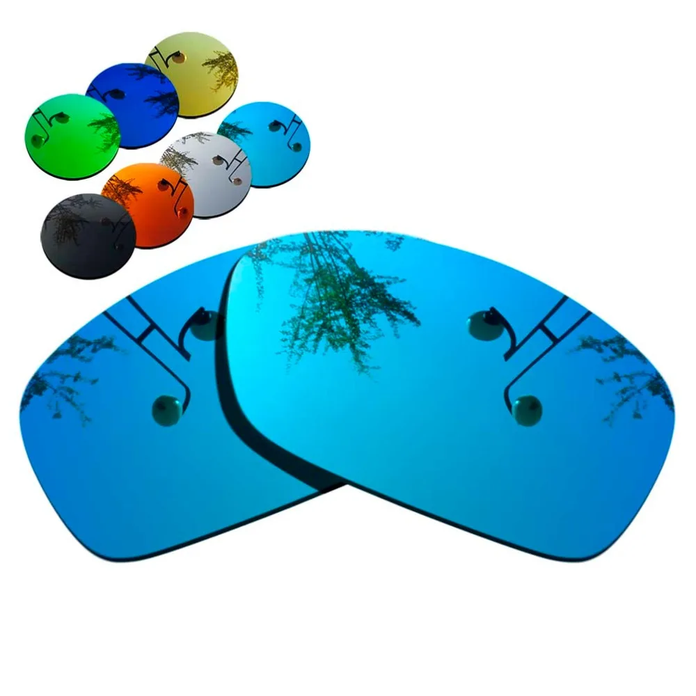 100% Precisely Cut Polarized Replacement Lenses for Taper Sunglasses Blue Mirrored Coating Color- Choices