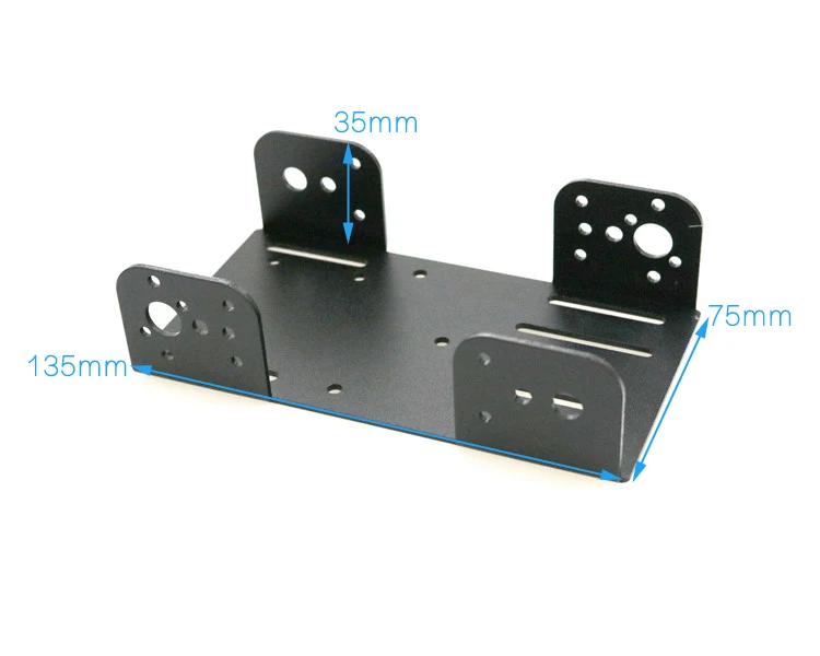 Smart Car Chassis Metal Panel Top Bracket 135*75*35mm for Arduino Nodemcu Rasberry Pi DIY Accessories