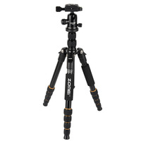 Zomei Q666 Professional Lightweight Compact Travel Camera Tripod Monopod Stand For Phone DSLR Camera with Ball Head Carrying Bag