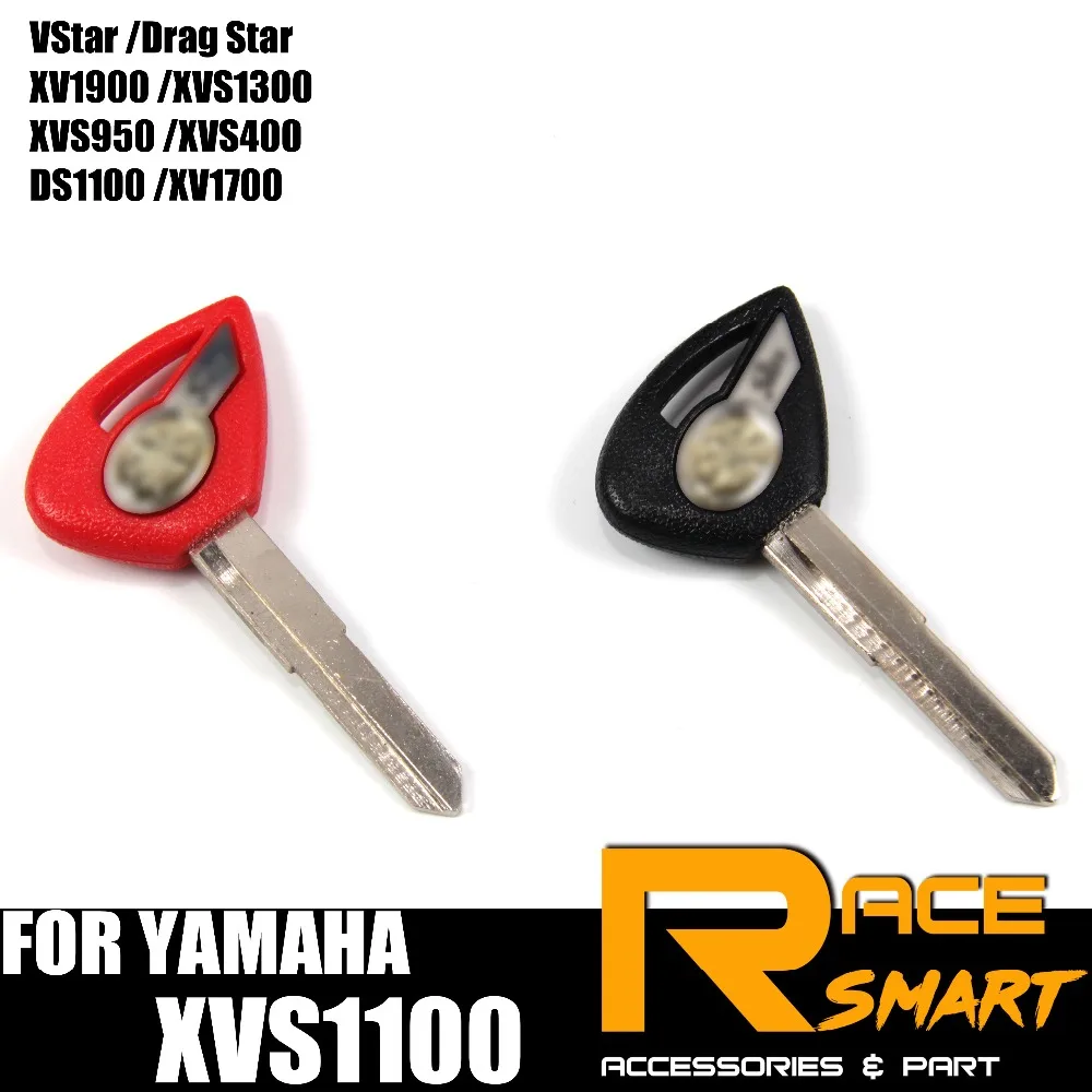 Voor YAMAHA Drag Star Drag-Star Motorfiets Ongesneden Blanco Sleutelblad Sleutels Ringen XVS950 XVS400 DS1100 XV1700 XVS1100