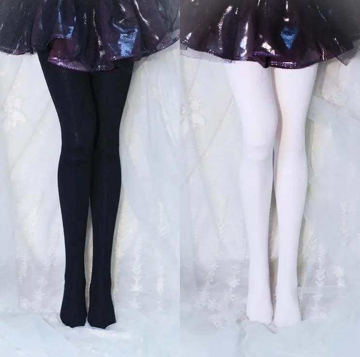 New 1/3 1/4 1/6 White/Black/Purple/Pink Pantyhose leggings DD MSD Socks Pants YOSD Clothes prevent staining for bjd dolls