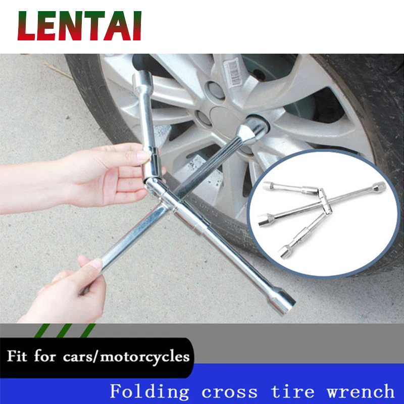 

LENTAI 1Set Car cross-type folding Allen wrench auto repair tools For Renault Megane 3 Duster Captur Chevrolet Cruze Captiva