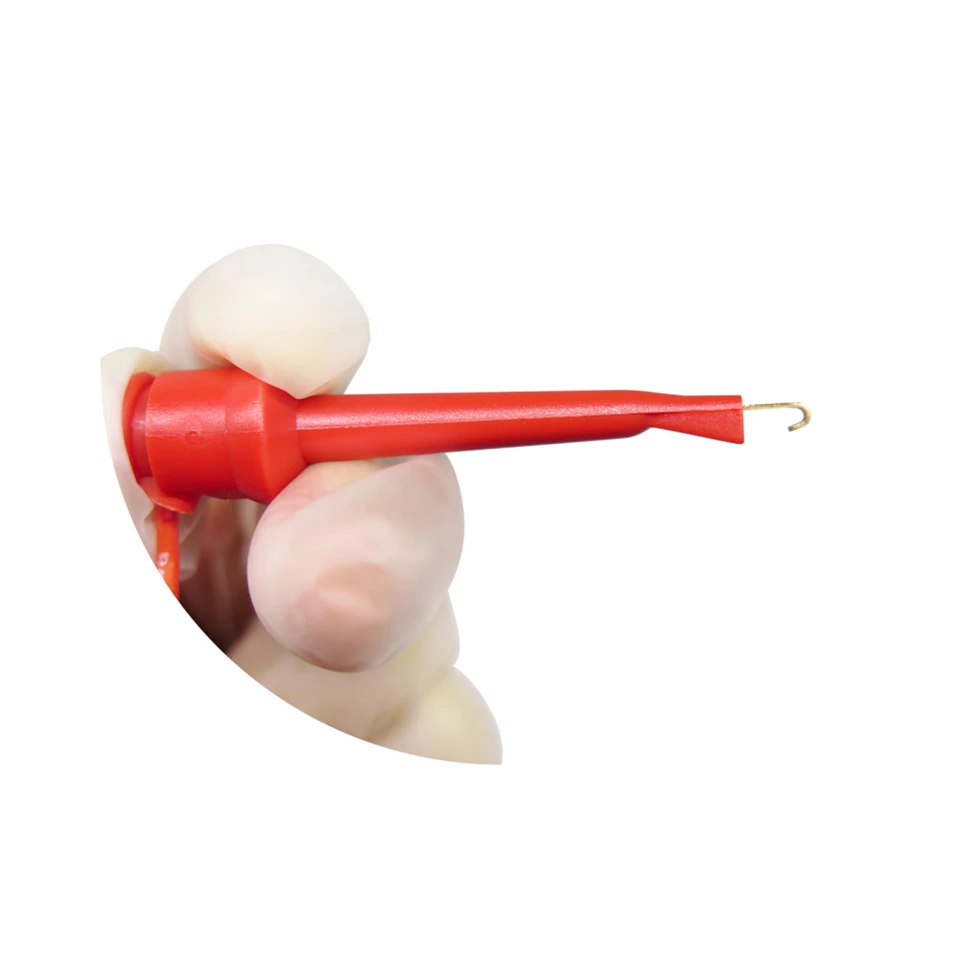حار Cleqee P1520 5 قطعة اختبار الكهربائية المتعدد المزدوج SMD IC اختبار هوك الرصاص سيليكون كابل 50 سنتيمتر 5 ألوان