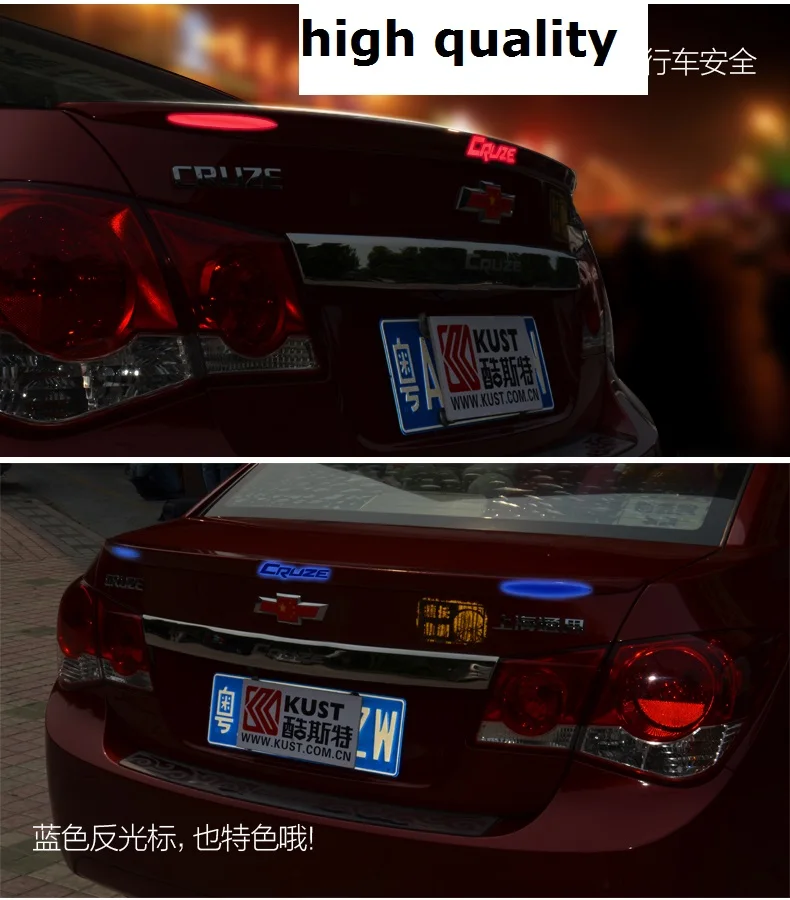 

fit for Chevrolet Cruze baking varnish stove varnish Spoiler spoiler Wing rear wing different colors