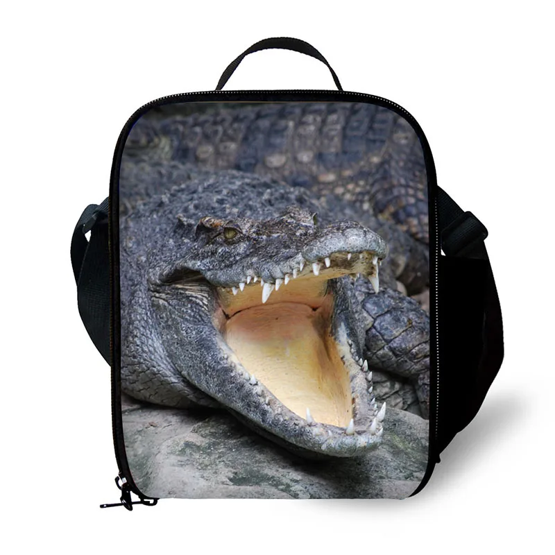 

Ferocious animals printing boy girls lunch bag for school,insulated lunch cooler bag for children,women's cute meal bag