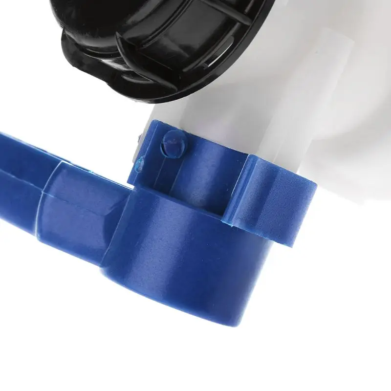 Adaptador de drenaje de válvula de mariposa IBC Tote Tank, rosca gruesa de 2021 pulgadas, novedad de 2,44