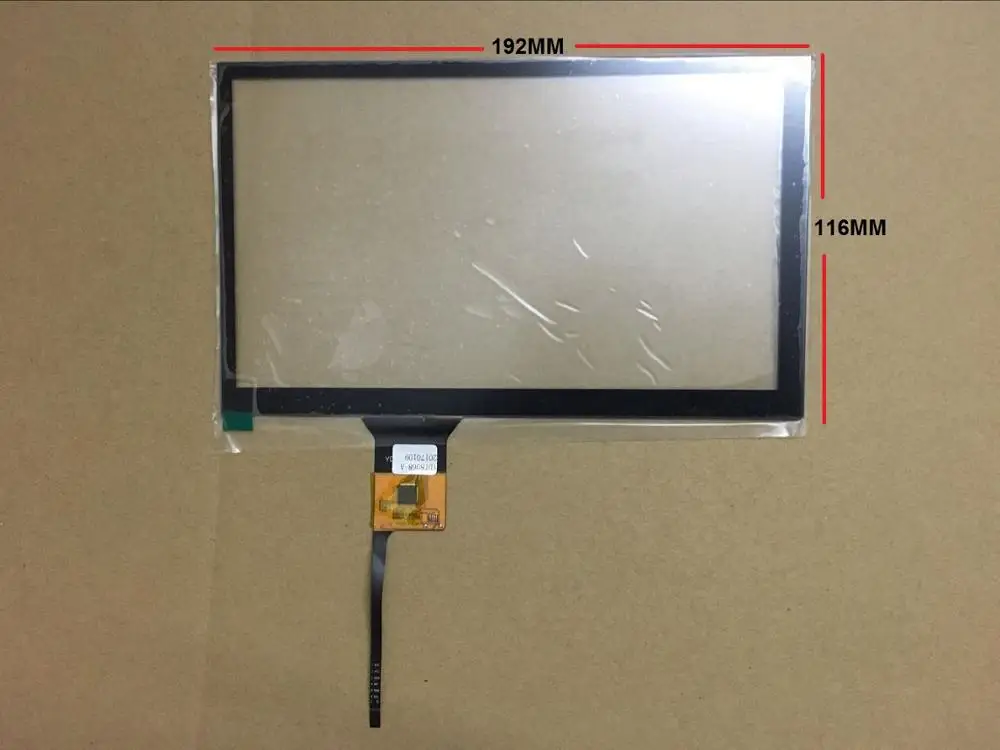 192*116 MM ew 8 inch capacitive touch panel ydt-8012-fpc 6 pin for Android system Car navigation GPS dvd