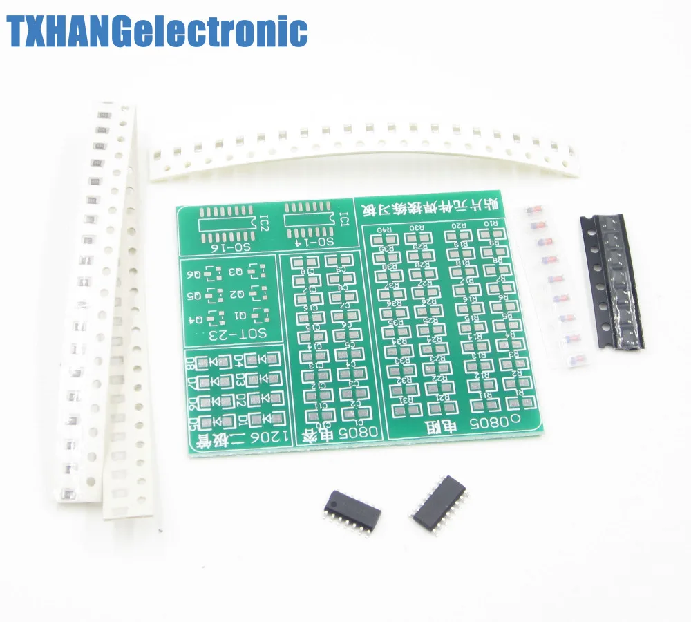 Skill Training SMD SMT Components Practice Board Shield Kit DIY