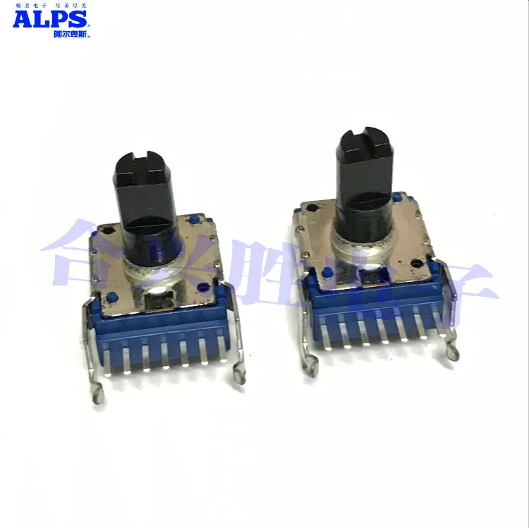 2pcs for ALPS rotating potentiometer RK14 type double B50K keyboard audio power amplifier the volume potentiometer 7 feet