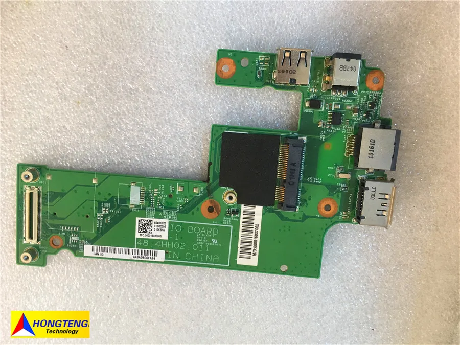 Used Original FOR Dell inspiron 15R N5010 M5010 Notebook Usb Ethernet IO Board Dc Power Jack 48.4HH02.011 100% TESED OK