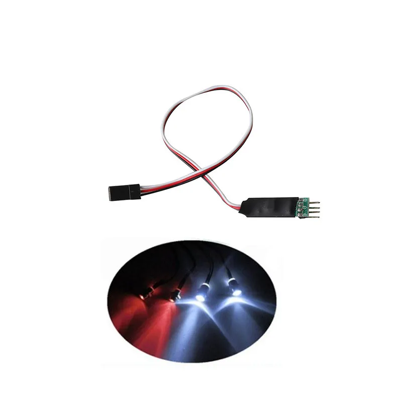 Model Car Light 3 Channel LED Lamp Switch Panel System 3CH Turn on Off Flashing Light Control Board for RC Car FS-GT2B