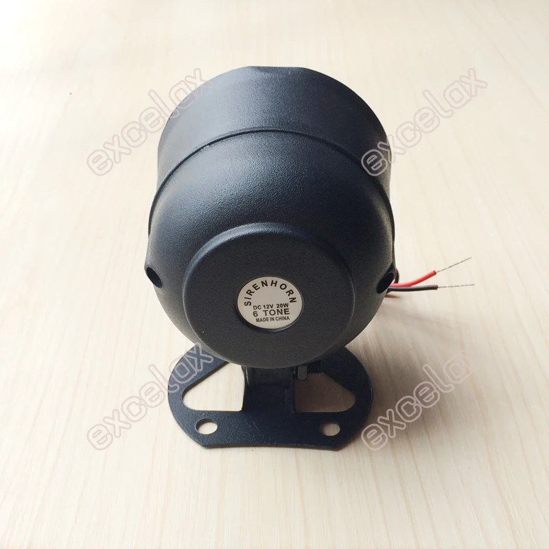 1/6 لهجة في الهواء الطلق الأمن صفارة الإنذار الصوت بوق إنذار المتكلم DC12V بصوت عال ارتفاع حجم المنزل سيارة التسلل السلامة من الحرائق #4