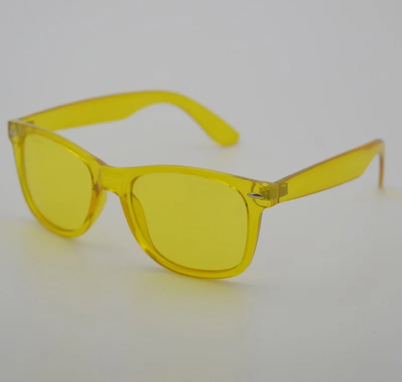 Trendy Yellow  Color   therapy sunglasses