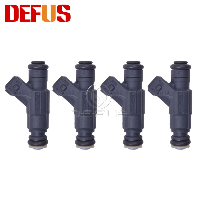 

DEFUS 4X F01R00M014 Fuel Injector Nozzle Bico For Chery F 01R 00M 014 4holes Petrol Gasoline Car New Arrival High Performance