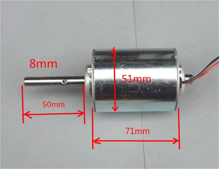 12V DC permanent magnet motor positive and negative 2800 turn 30W soybean milk machine electric tool DIY power source