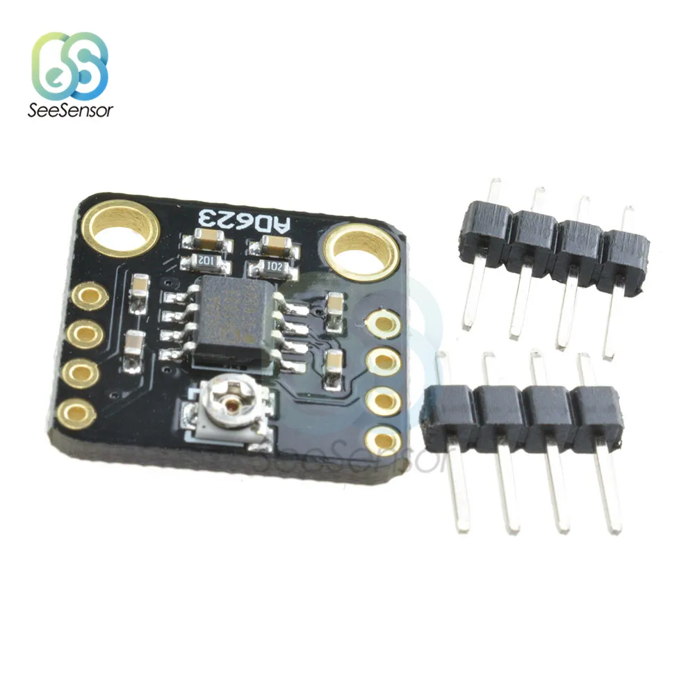 AD623 Instrumentation Amplifier Module Max. 200Hz Digital DC Medical Instrument Amplifier Board Module Programmable Gain