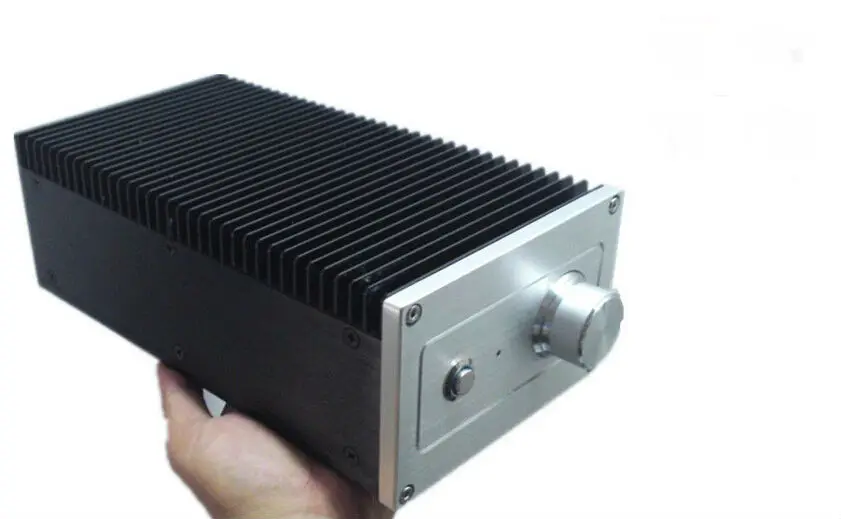 일방적 방열판 알루미늄 케이스 DIY 인클로저 수직 섀시 증폭기 상자