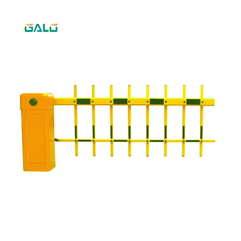 Automatic parking gate barrier with Double fence boom,stop car system