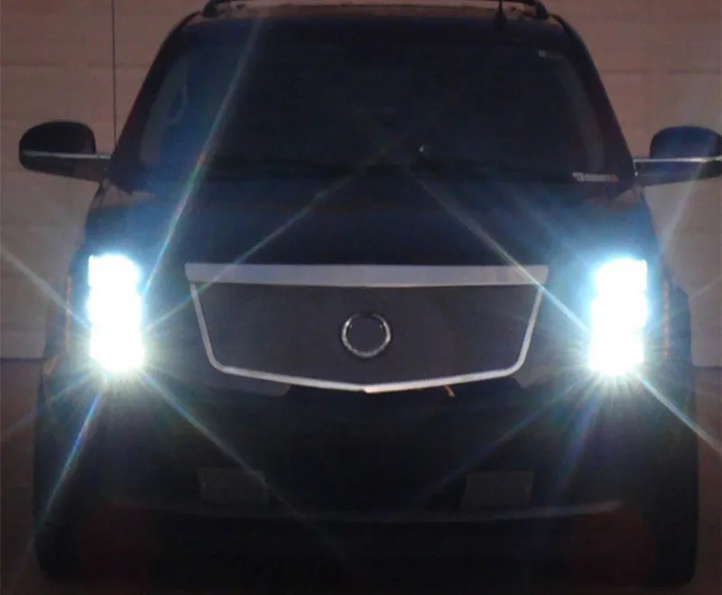 6Pcs White LED Fog Driving DRL Light Bulbs Combo For 2007-2014 Cadillac Escalade