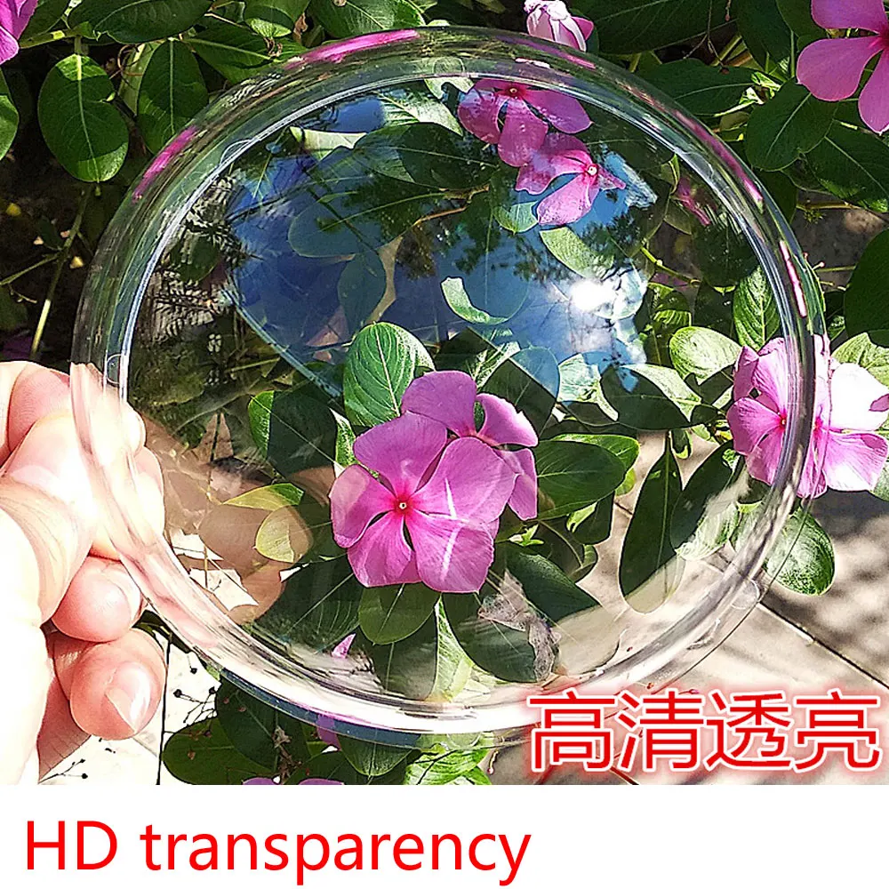 6.2 inch Acrylic Indoor / Outdoor CCTV Replacement Clear Camera Dome Housing Camera Dome Cover 5pcs