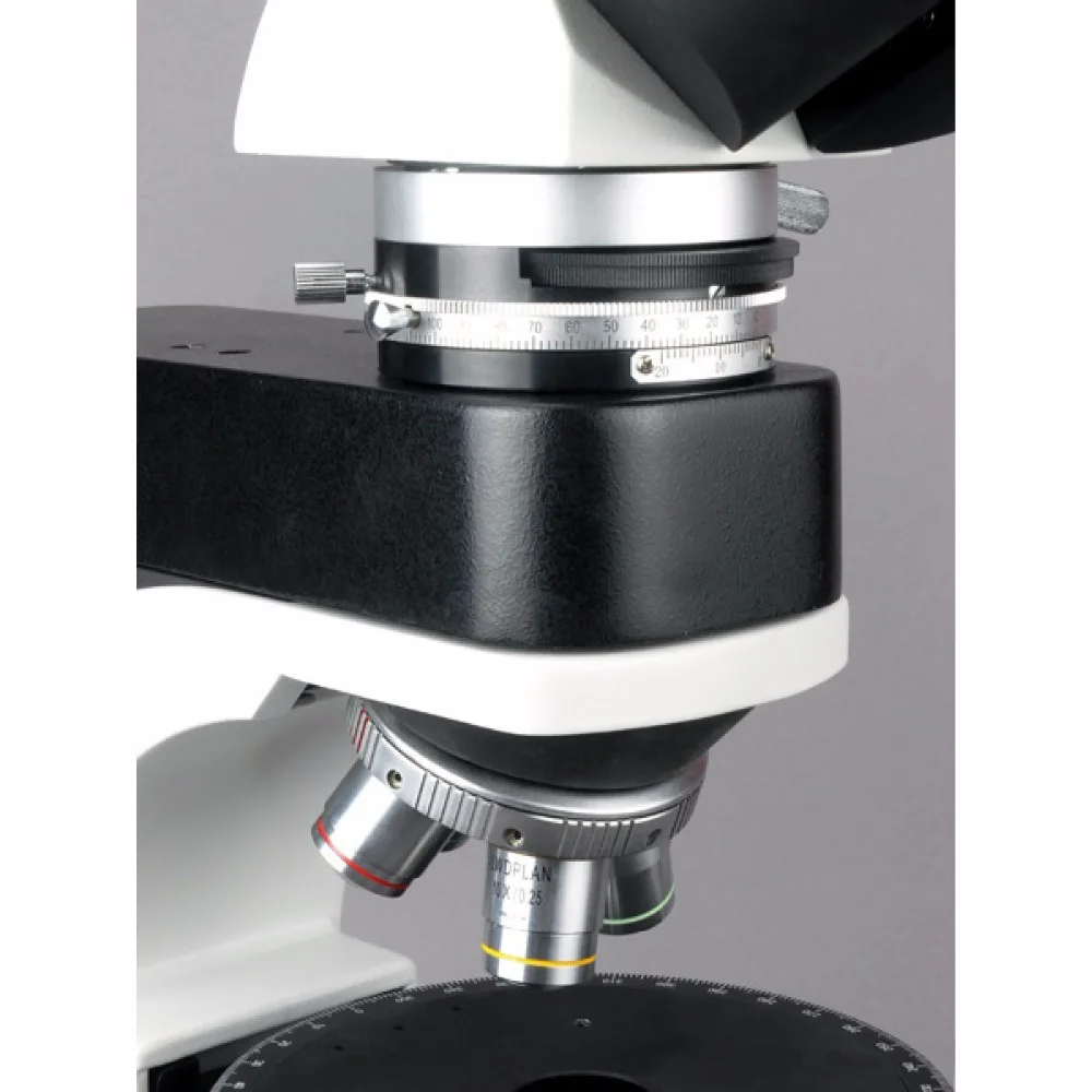 EPI Trinocular Infinity Polarizing Microscope-AmScope Supplies 50X-1250X EPI Infinity Polarizing Microscope + 5MP Digital Camera