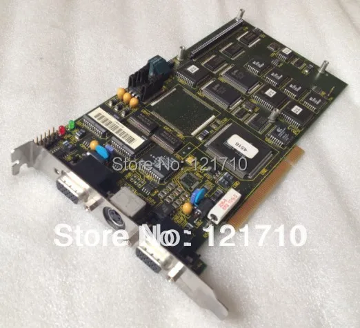 Industrial equipment card  dual Input S-VHS REV D H #11161 VGA control board