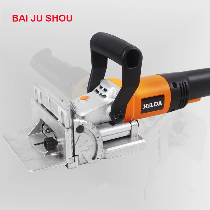760W Biscuit Jointer Electric Tool Authentic Woodworking Tenoning Machine Biscuit Machine Puzzle Machine