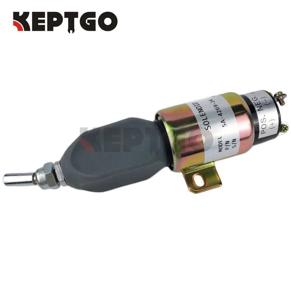 

Stop Solenoid 24v SA-4269-24 600-815-7550 For Komatsu Mitsubishi With 3 Terminals