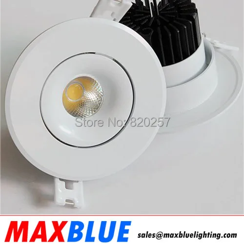 Recessed led lighting downlight bulb 6W 9W CRI 80+ CREE COB downlight AC100-240V free shipping