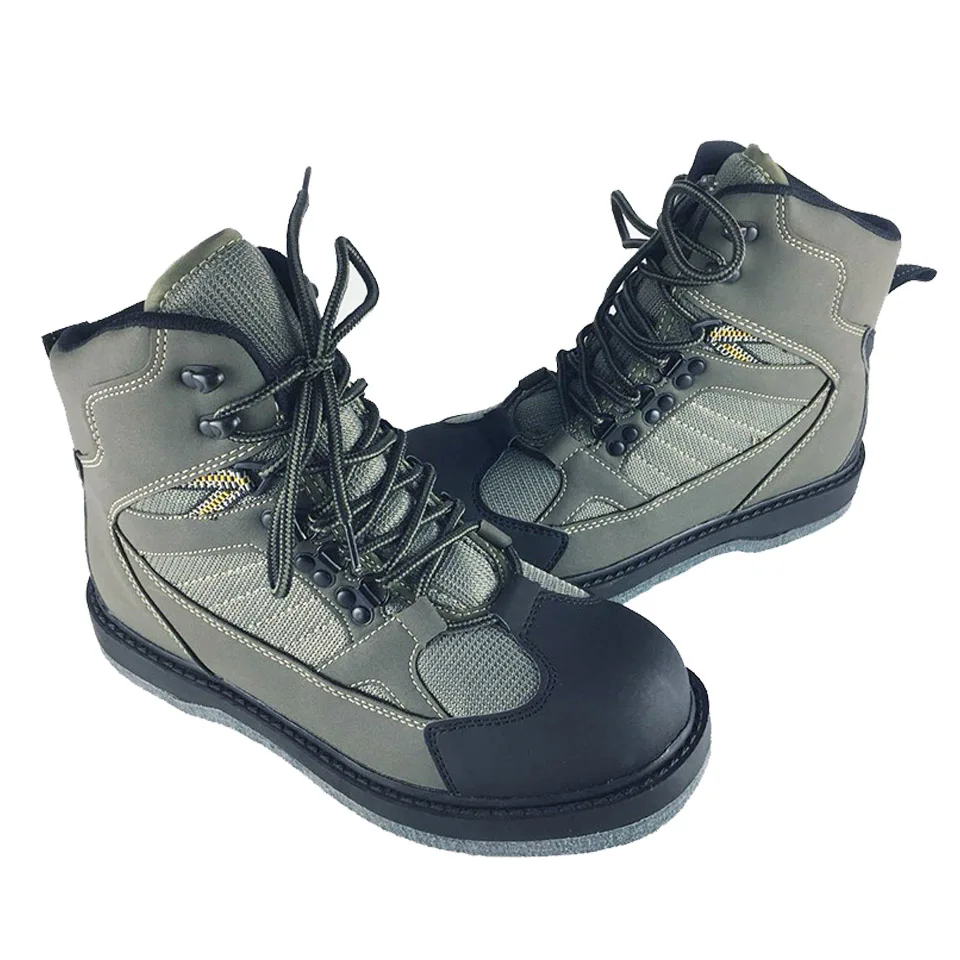 Fly Fishing Waders Upstream Shoes Aqua Sneakers Felt / Rubber Sole Boots Breathable Rock Sport Wading No-slip For Fish Pants