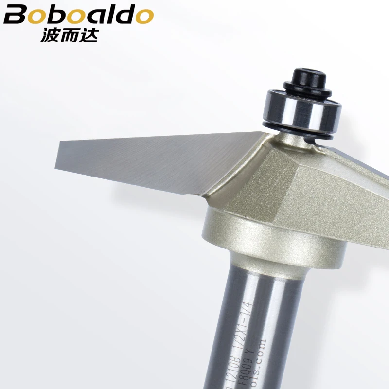 1PCS 1/2 Schacht Verhoogd Panel Bits 15Deg Rechte Kastdeur Router Bit Arden Router Bit Houtbewerking Frezen