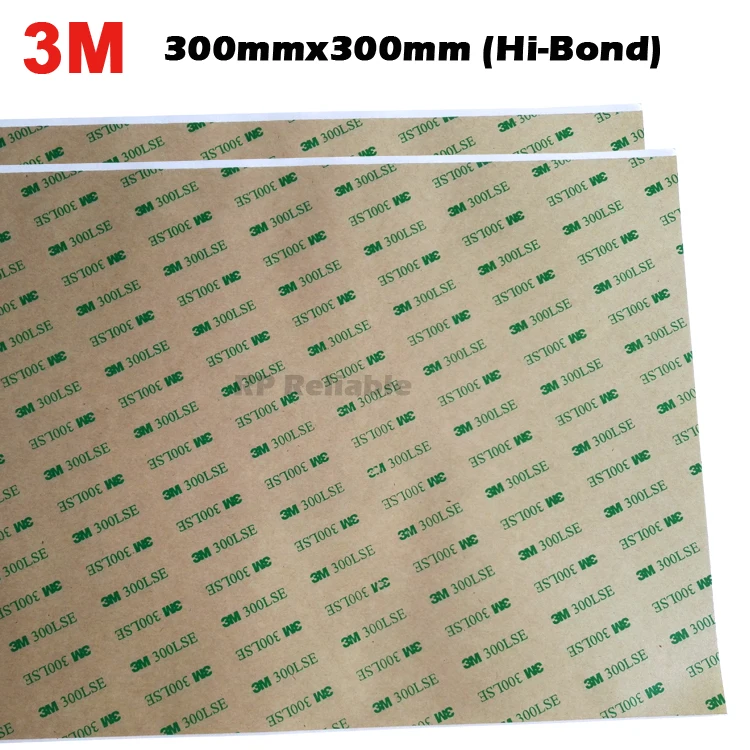 Big Sheet Adhesiver, 30cm*30cm, 3M 9495LE 300LSE Clear Transparent Double Side Adhesive Transfer Tape Sticker 11.8x11.8inch