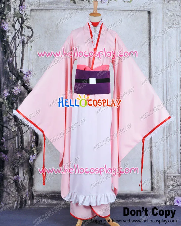 

Otome Yokai Zakuro Youkai Cosplay Zakuro Costume Kimono Dress H008