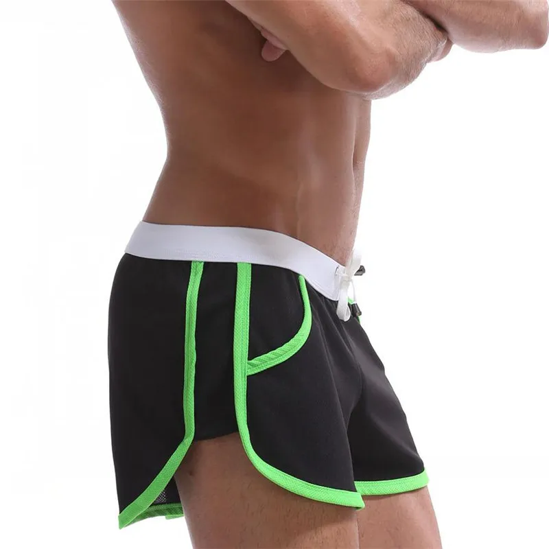 Quick Dry Clothes Brand Mens New 2019 Casual Shorts Household Male Shorts Bandage Straps Inside Trunks Beach Casual Shorts