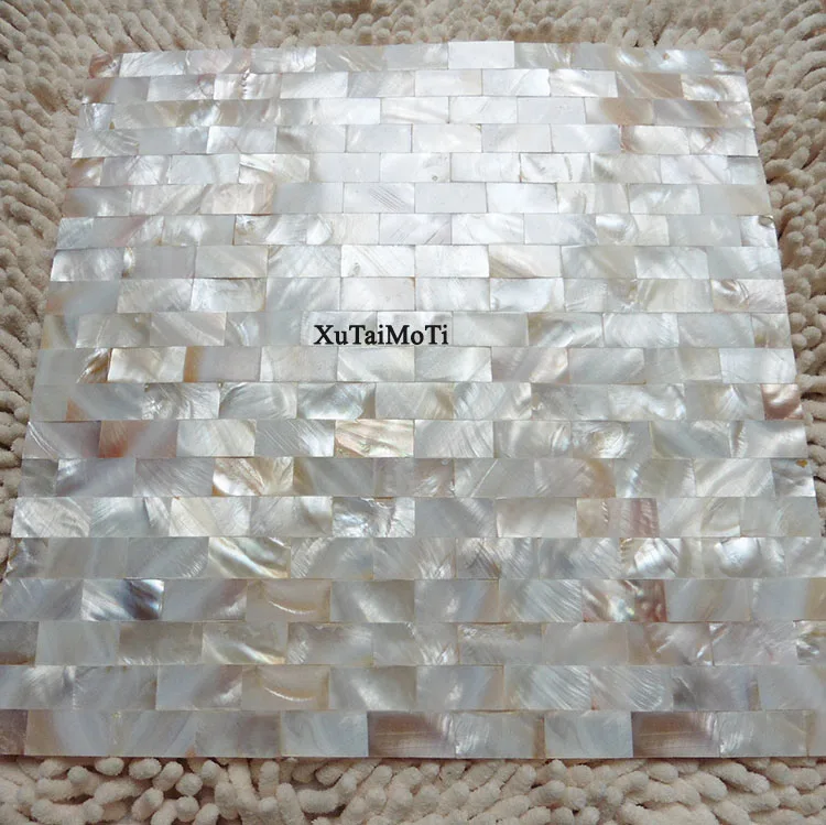 

11PCS natural shell mosaic tile mother of pearl wallpaper wall interior kitchen bathroom backsplash shower tiles home decoration