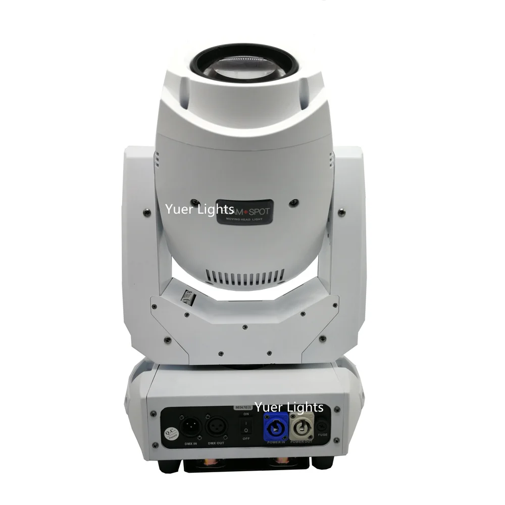 White Shell 200W Led Beam spot Moving Head led lamp Six-Row prism 6/18 DMX Channels 1 color&2 Gobo wheels DJ Disco Party light