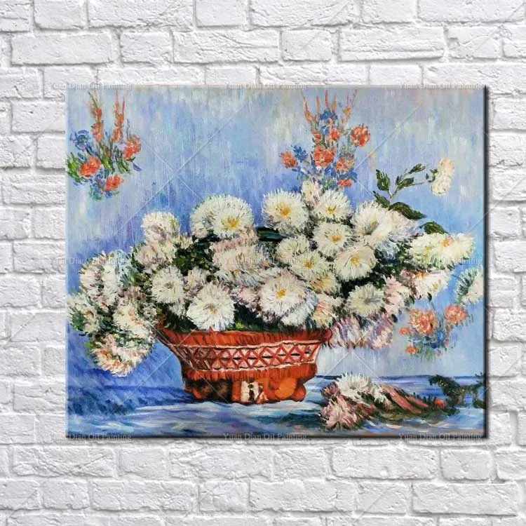 

Style Painting Elegant Flower Handpainted Oil Painting On Canvas Painting Wall Art Wall Pictures For Living Room Home Decor