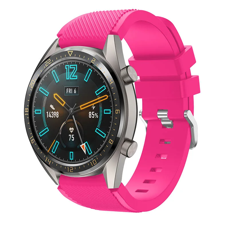 22mm Original strap for Samsung Galaxy Watch 46mm/Gear S3 Frontier/Huawei Watch GT GT2 46mm/ Amazfit GTR 47mm Silicone strap image 3