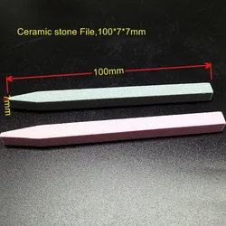 2 sztuk/partia praktyczne kamienne ceramiczne pilniki do paznokci pumeks do usuwania skórek trymer bufor do paznokci piły artystyczne narzędzia do Manicure