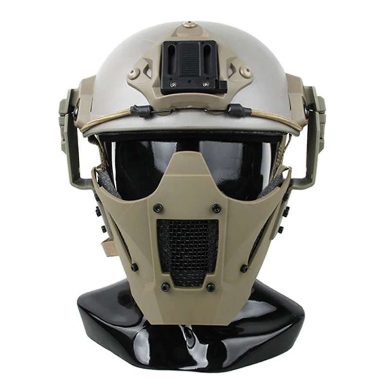 

M4 M16 accessories airsoft tactical paintball protective JAY FAST AF helmet half face mask for shooting for hunting