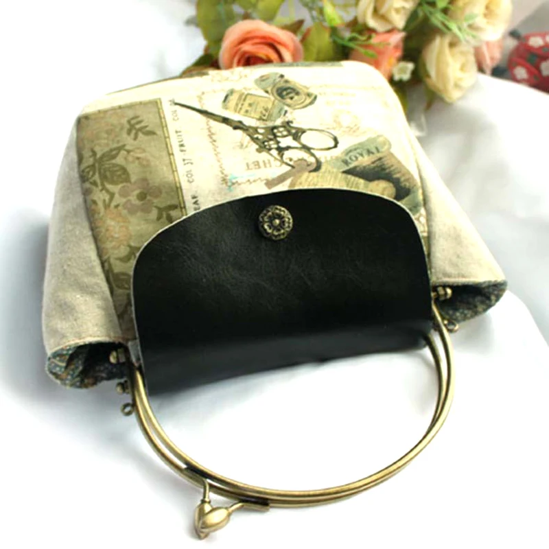 5pcs Shoulder Bag Flap Replacement PU Leather Cover DIY Handmade Handbag Crochet Bags Women Knitted Purse Accessories 10x12cm