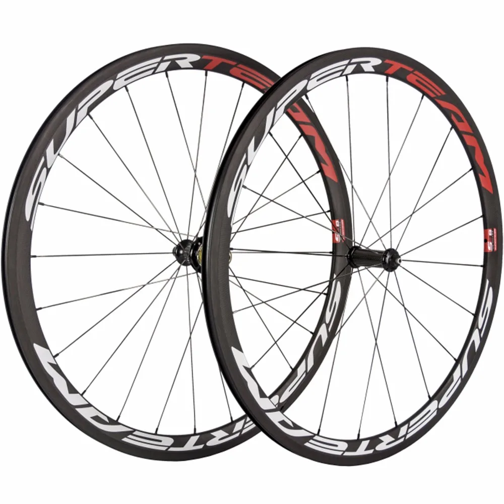 

Carbon Road Wheels 38mm Clincher Carbon Wheelset With Powerway R36 Hub Cycling Bicycle Wheel Set Sapim CX-Ray Spokes