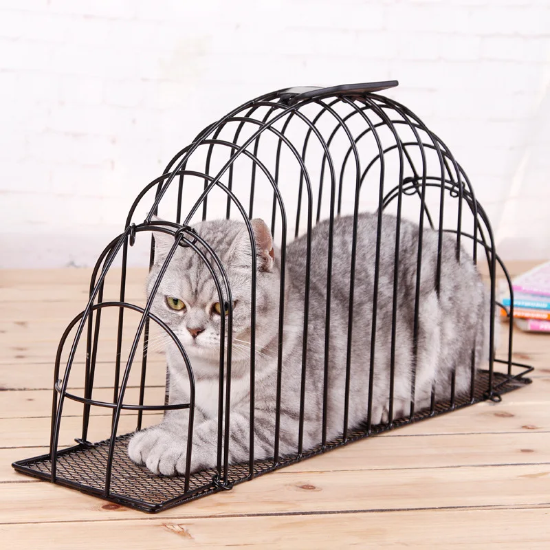 Top Qulity Metal Portable Carry Cat bath pet cage cats fur dryer wash machine needle scratch proof bite Pet Supplies Accessories