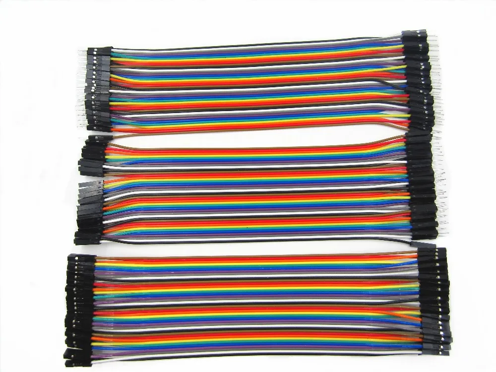 10SETS/LOT Dupont line 120pcs 20cm male to male + male to female and female to female jumper wire Dupont cable